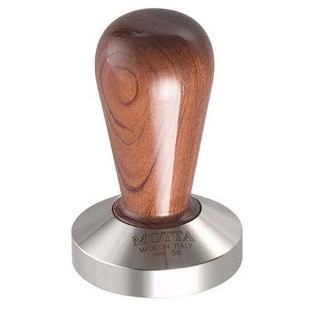 Motta tamper Bubinga s plochým dnem 58 mm