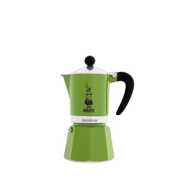 Bialetti Moka konvička Rainbow 3 šálky 130 ml zelená