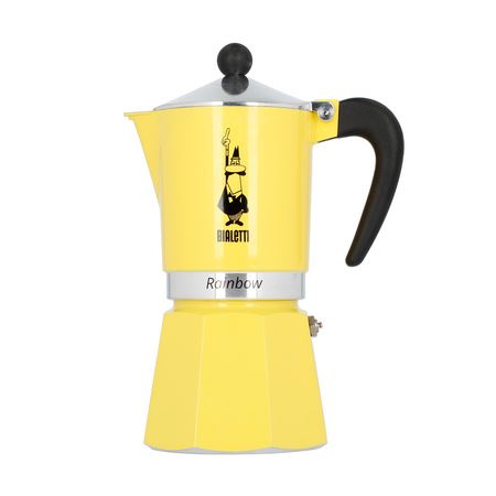 Bialetti Moka konvička Rainbow 6 šálků 270 ml žlutá