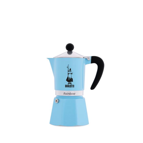 Bialetti Moka konvička Rainbow 6 šálků 270 ml modrá