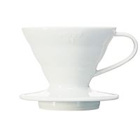 Hario keramický dripper na kávu V60-01 bílý