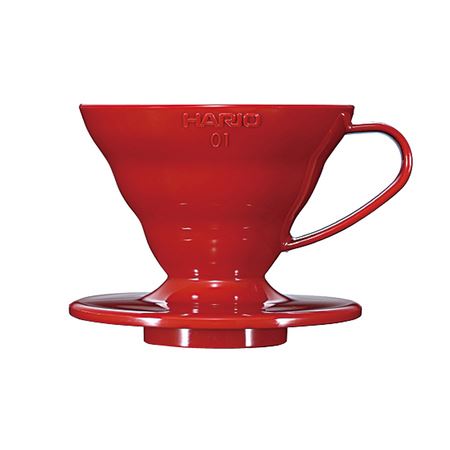 Hario keramický dripper na kávu V60-01 červený