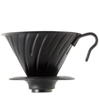 Hario kovový dripper na kávu V60-02 černý